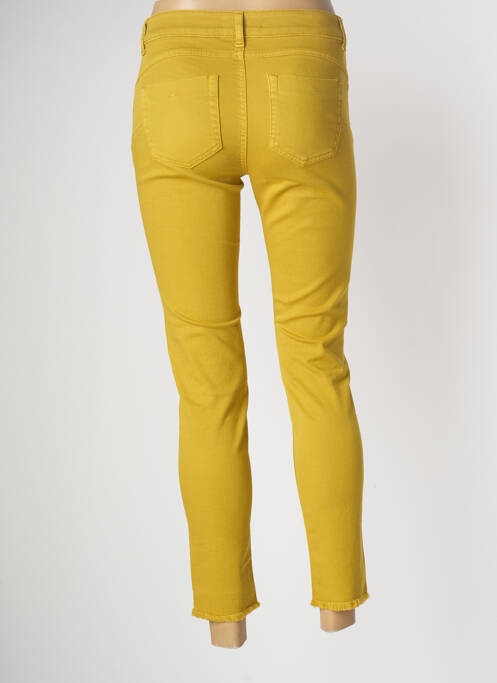 Pantalon slim galben CARACTERE femeie