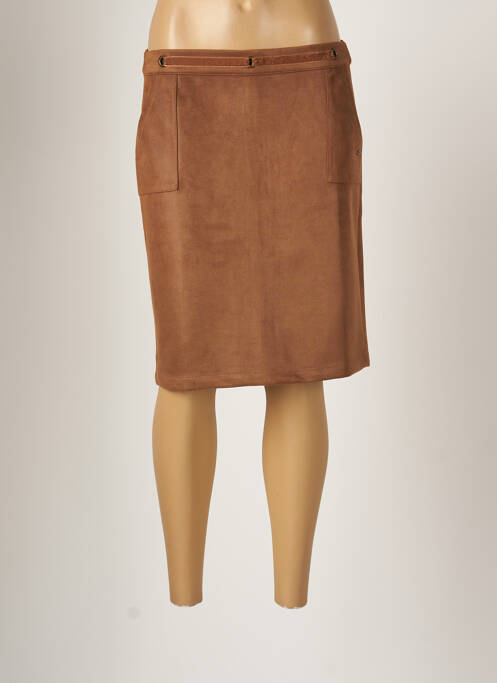 Fustă midi maro THALASSA femeie