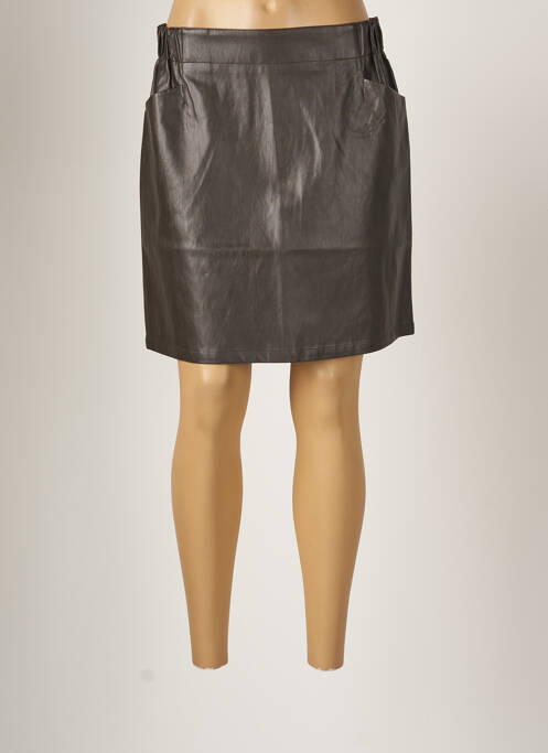 Fustă scurtă maro C'EST BEAU LA VIE femeie