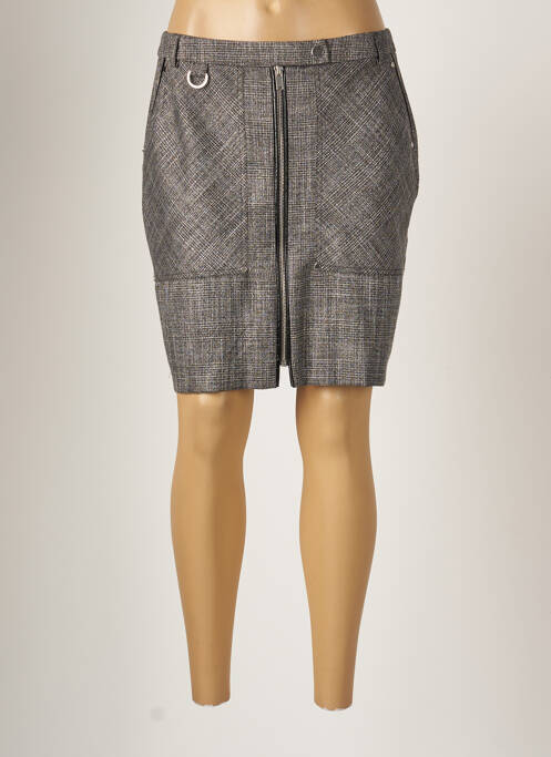 Fustă scurtă gri EVA KAYAN femeie