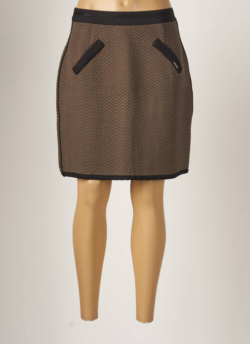 Fustă midi verde MALOKA femeie