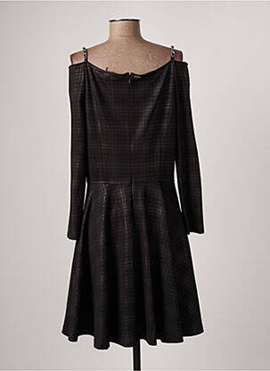 Rochie midi mâneci lungi mâneci lungi negru GUESS femeie