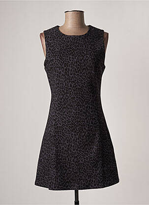 Rochie scurtă gri DESIGUAL femeie