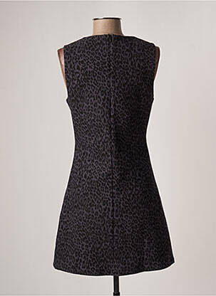 Rochie scurtă fără mâneci fără mâneci gri DESIGUAL femeie