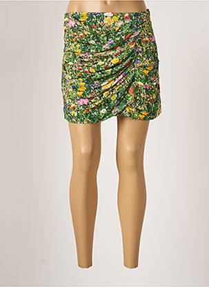 Fustă scurtă verde DESIGUAL femeie