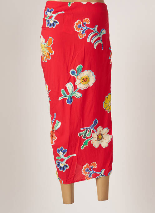 Fustă lungă roșu DESIGUAL femeie