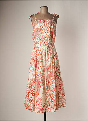 Rochie lungă portocaliu LA PETITE FRANCAISE femeie