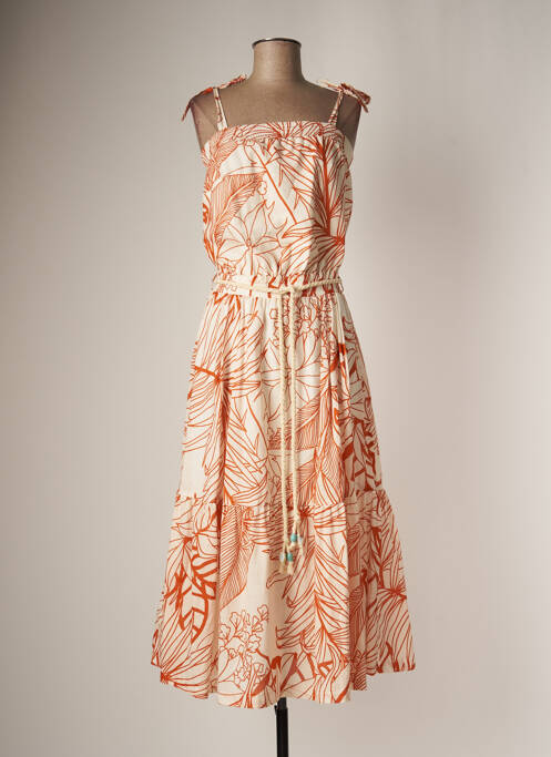 Rochie lungă portocaliu LA PETITE FRANCAISE femeie