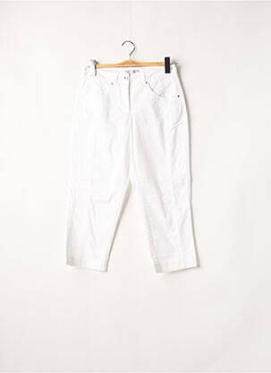 Pantalon trei sferturi alb BRANDTEX femeie