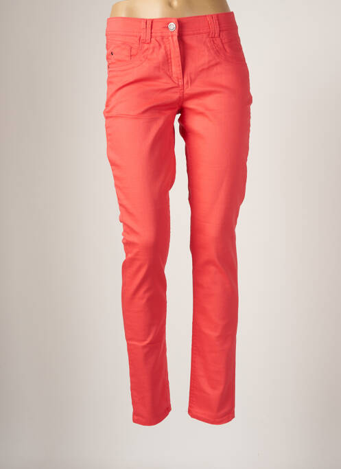 Pantalon slim roșu BRANDTEX femeie