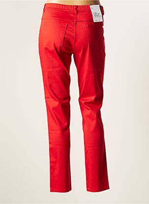 Pantalon slim talie elastică mărime normală roșu EAST DRIVE femeie