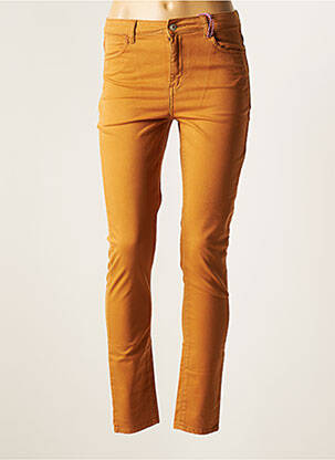 Pantalon slim maro KANOPE femeie