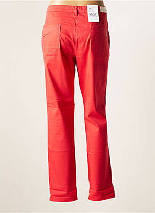 Pantalon slim talie elastică mărime normală roșu EAST DRIVE femeie