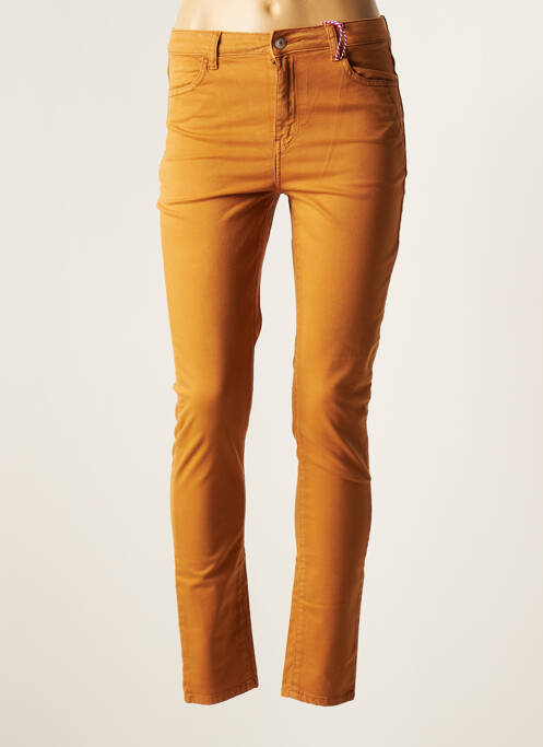 Pantalon slim maro KANOPE femeie