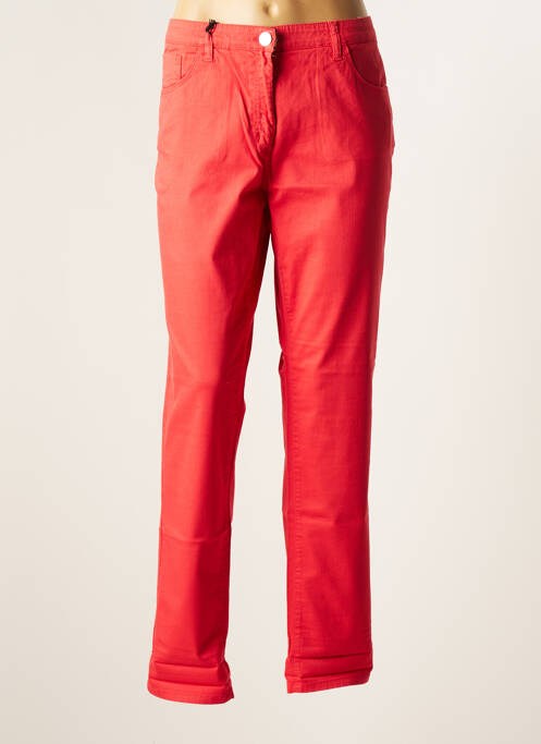 Pantalon slim roșu EAST DRIVE femeie