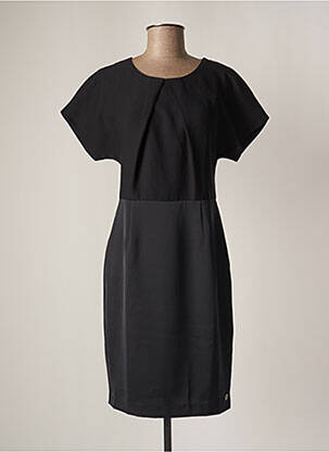 Rochie midi mâneci scurte mâneci scurte negru LOLA ESPELETA femeie