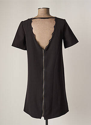 Rochie scurtă mâneci scurte mâneci scurte negru TEDDY SMITH femeie