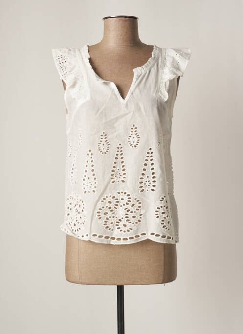 Top alb LOLA ESPELETA femeie