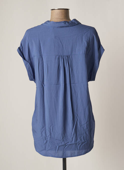 Cămașă mâneci scurte mâneci scurte albastru TOM TAILOR femme