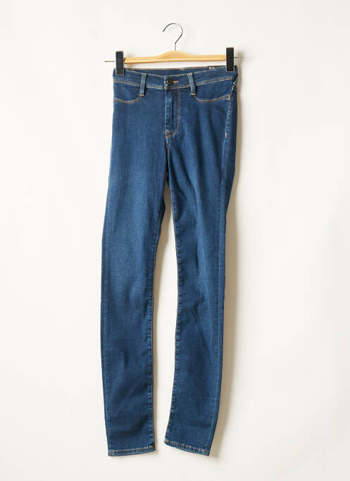 Blugi cu croială slim albastru TEDDY SMITH fată