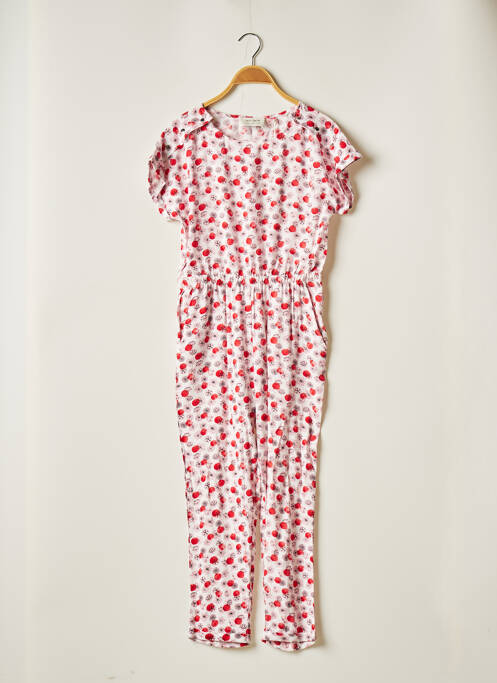 Salopetă-pantalon roz TEDDY SMITH fată