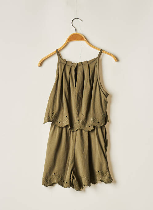 Salopetă scurtă verde TEDDY SMITH fată