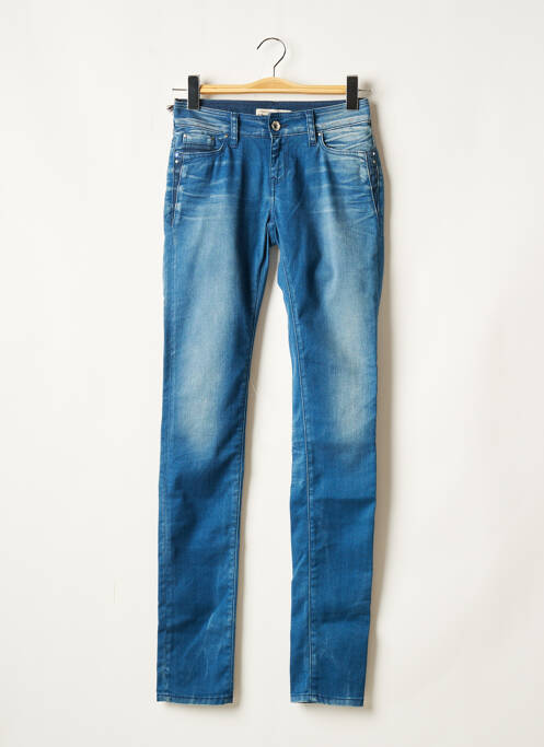 Blugi cu croială slim albastru TEDDY SMITH femeie