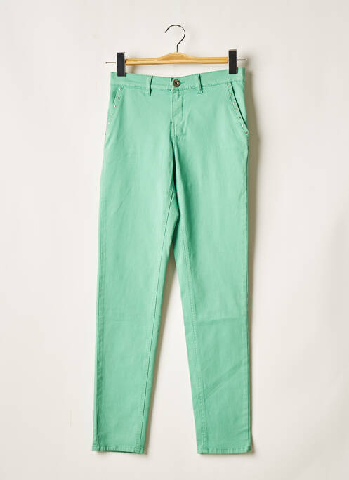 Pantalon slim verde LOLA ESPELETA femeie