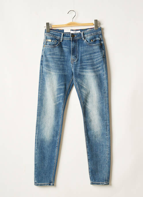 Blugi cu croială slim albastru DEELUXE femeie