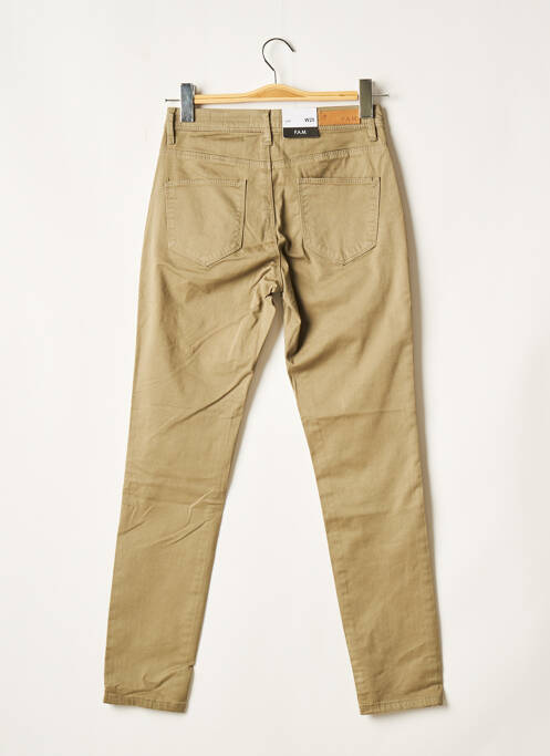Pantalon slim verde F.A.M. femeie