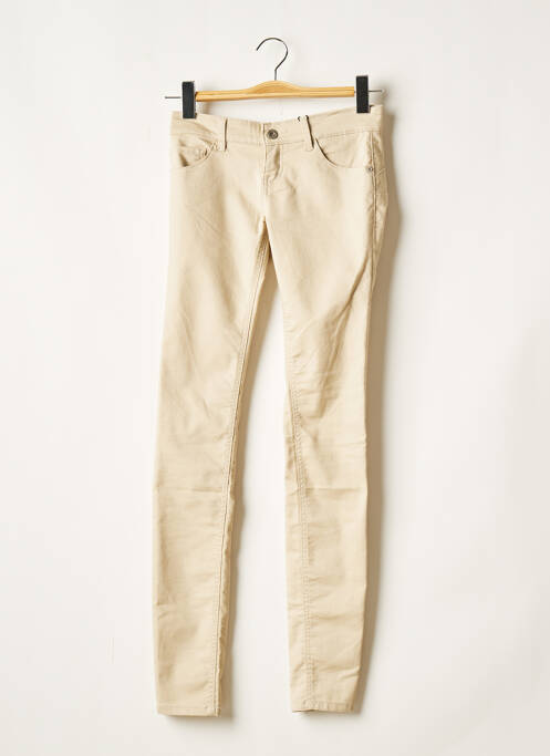 Pantalon slim bej ONLY femeie