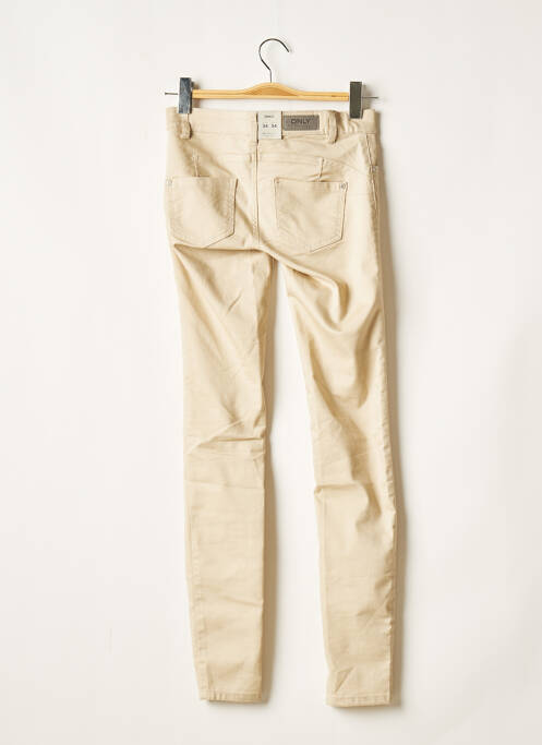 Pantalon slim bej ONLY femeie