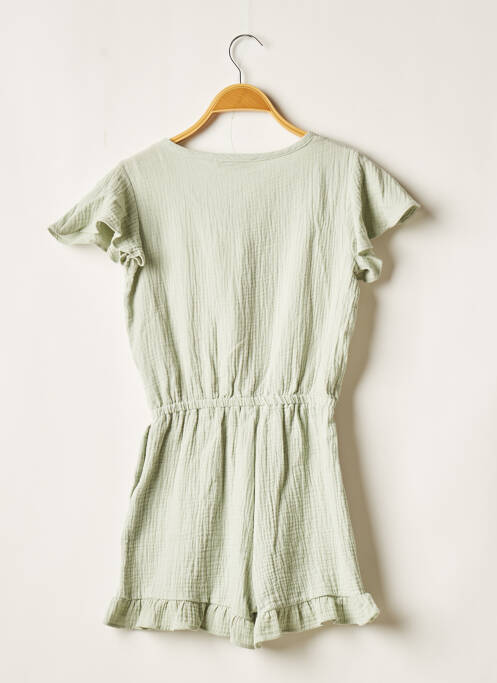 Salopetă scurtă verde TEDDY SMITH fată