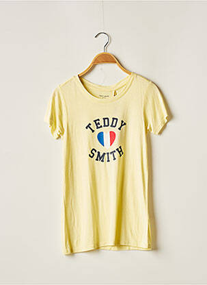 Tunică mâneci scurte galben TEDDY SMITH fată
