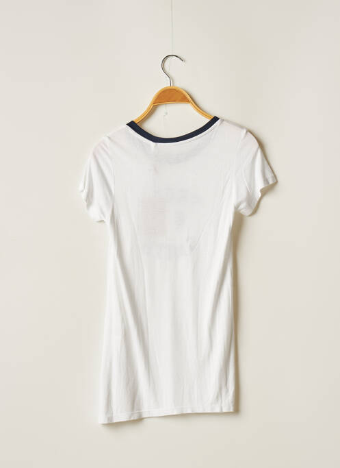 Tunică mâneci scurte alb TEDDY SMITH fată