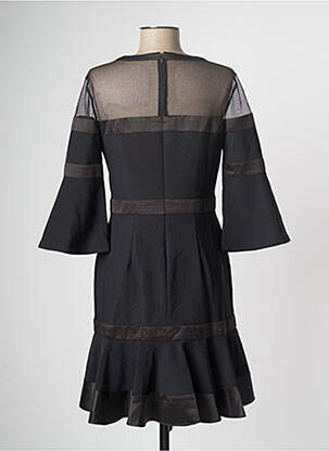 Rochie midi mâneci 3/4 mâneci 3/4 negru PAUL BRIAL femeie