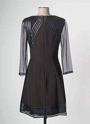 Rochie midi mâneci lungi mâneci lungi negru PAUL BRIAL femeie