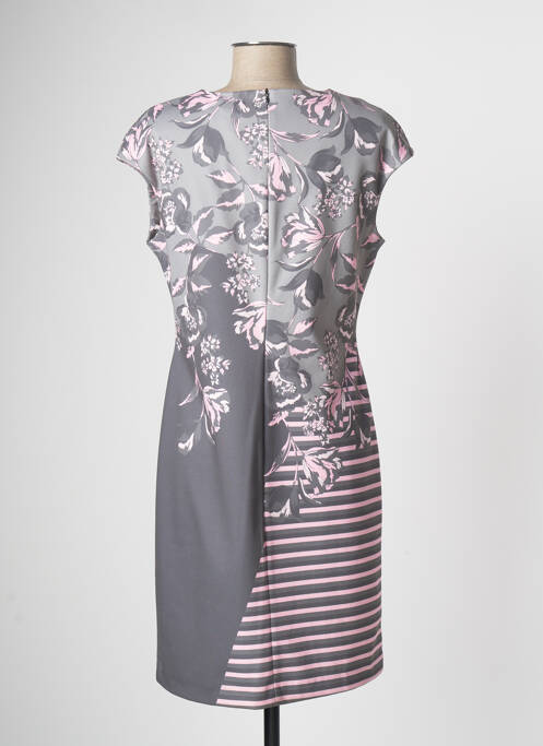 Rochie midi gri PAUL BRIAL femeie