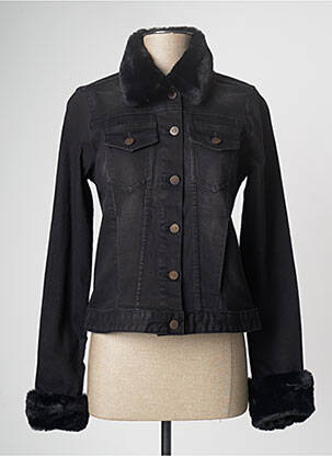 Jachetă de blugi negru PAUL BRIAL femeie