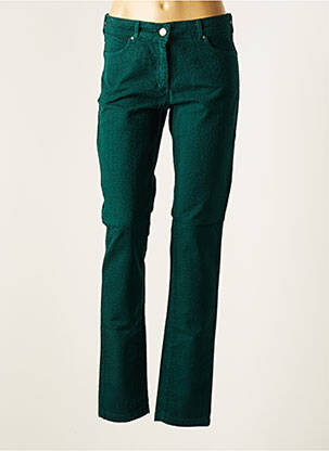 Pantalon slim elasticitate mărime normală verde PAUL BRIAL femeie