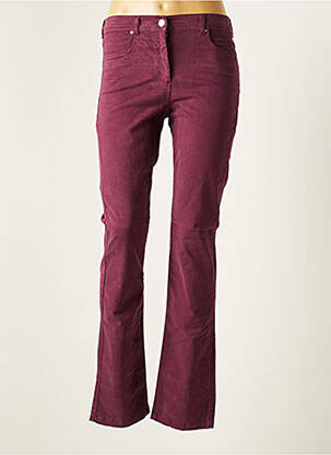 Pantalon drept elasticitate mărime normală violet PAUL BRIAL femeie
