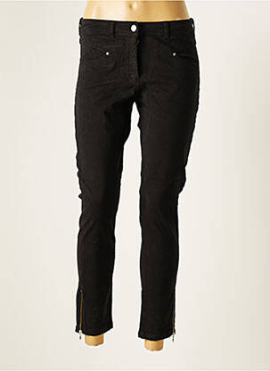 Pantalon 7/8 elasticitate mărime normală negru PAUL BRIAL femeie