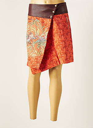 Fustă scurtă portocaliu PAUL BRIAL femeie