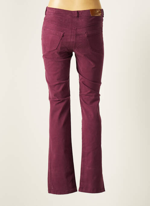 Pantalon drept violet PAUL BRIAL femeie