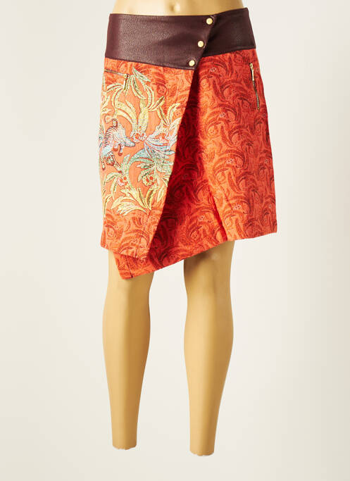 Fustă scurtă portocaliu PAUL BRIAL femeie