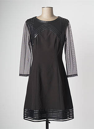 Rochie midi mâneci 3/4 mâneci 3/4 negru PAUL BRIAL femeie
