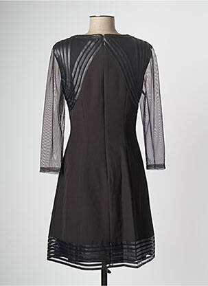 Rochie midi mâneci 3/4 mâneci 3/4 negru PAUL BRIAL femeie