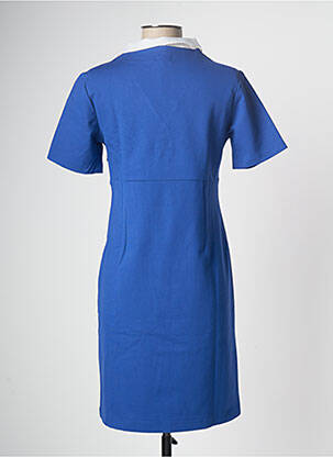 Rochie midi mâneci scurte mâneci scurte albastru PAUL BRIAL femeie