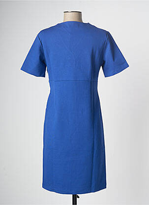 Rochie midi mâneci scurte mâneci scurte albastru PAUL BRIAL femeie