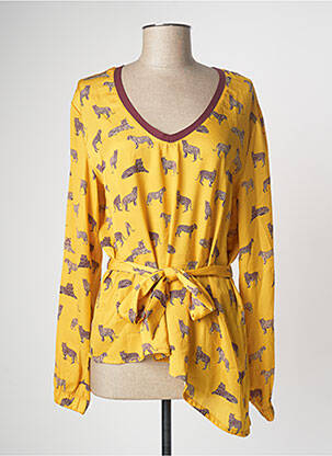 Tunică mâneci lungi galben PAUL BRIAL femeie